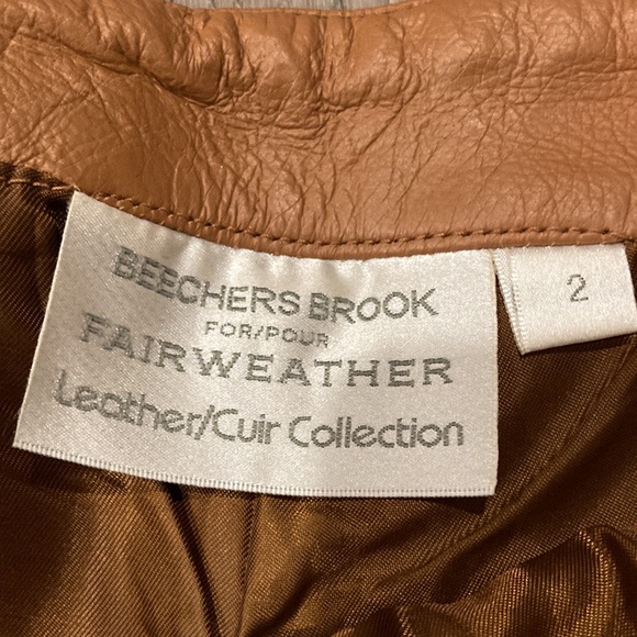 90s Vintage Leather Pants - Beechers Brook for Fairweather - Picture 4 of 16
